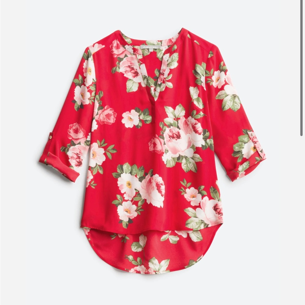 Stitch fix + Koda Split Neck Blouse